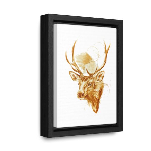 Elk Framed Stretched Canvas Print - Image 2