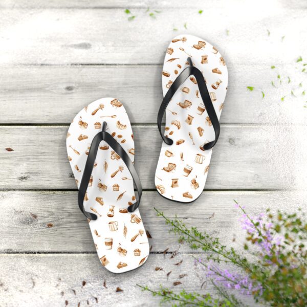 Mocha Mornings Artisan Flip Flops