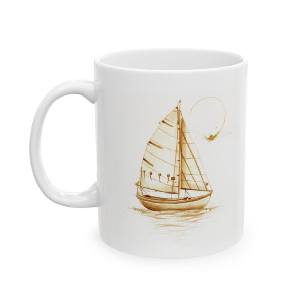 Sailboat Coffee Mug, (11oz) - Image 2