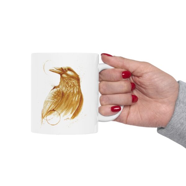 Raven Ceramic Mug, (11oz) - Image 4