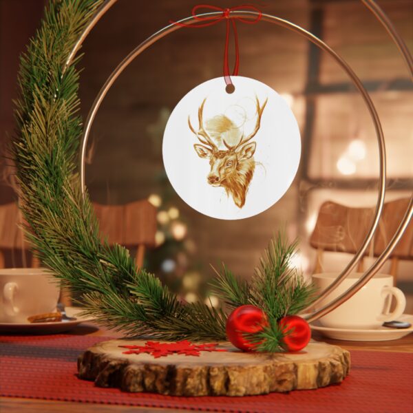 Elk Metal Ornaments - Image 4