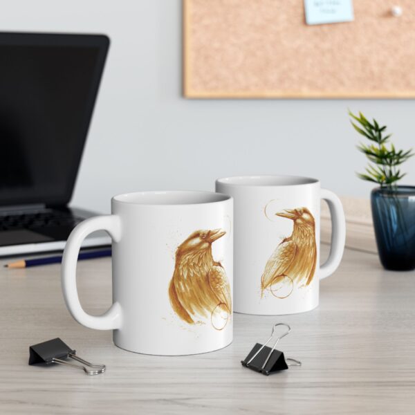 Raven Ceramic Mug, (11oz) - Image 2