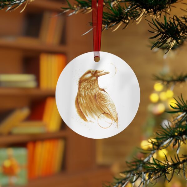 Raven Metal Ornaments