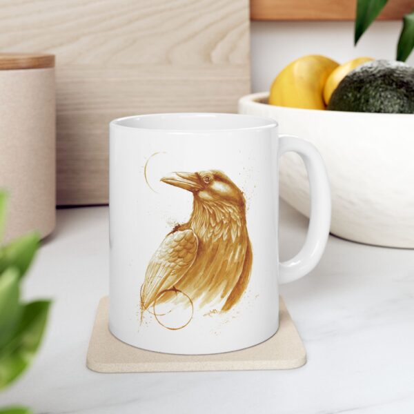 Raven Ceramic Mug, (11oz) - Image 3