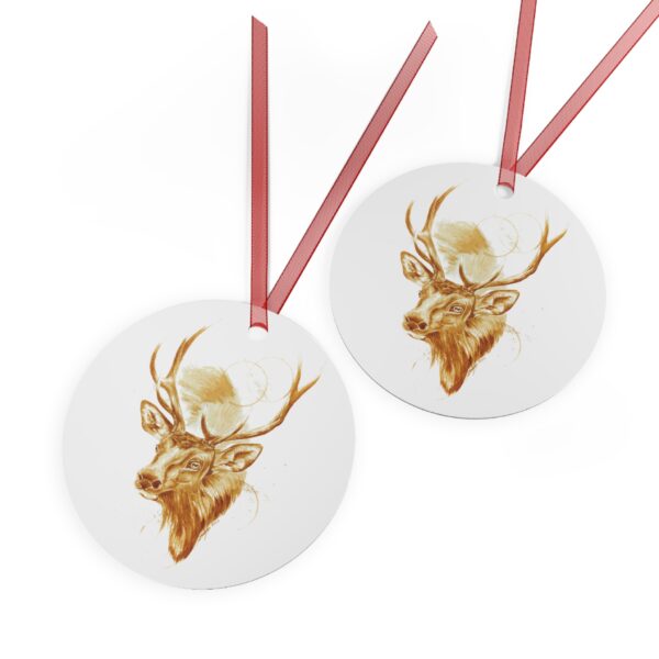 Elk Metal Ornaments - Image 3