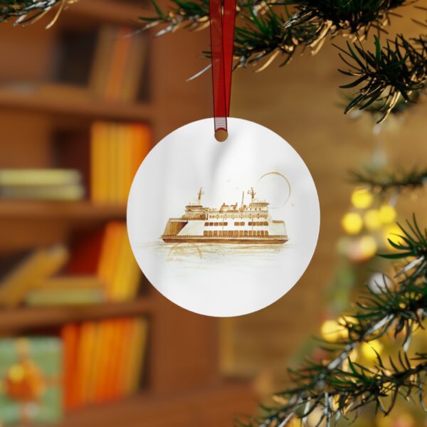 Mukilteo Ferry Metal Ornaments