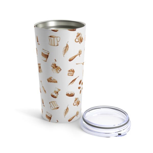 Artisan Coffee Pattern Tumbler 20oz - Image 2