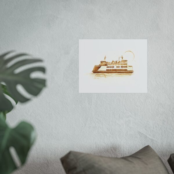 Mukilteo Ferry Coffee Art Print (Archival Matte) - Image 3