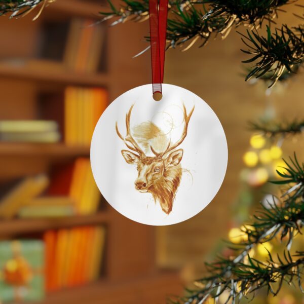 Elk Metal Ornaments