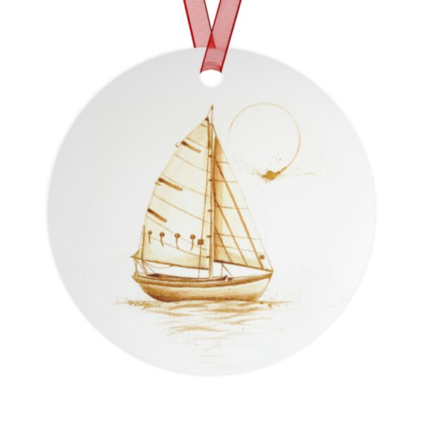 Sailboat Metal Ornaments - Image 2