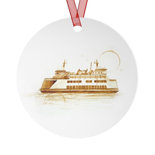 Mukilteo Ferry Metal Ornaments - Image 2