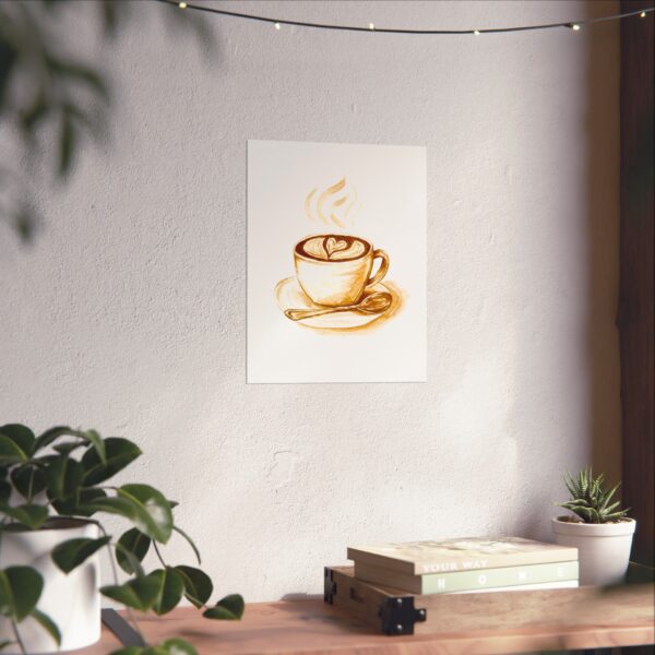 Latte Heart Archival Matte Print - Image 4