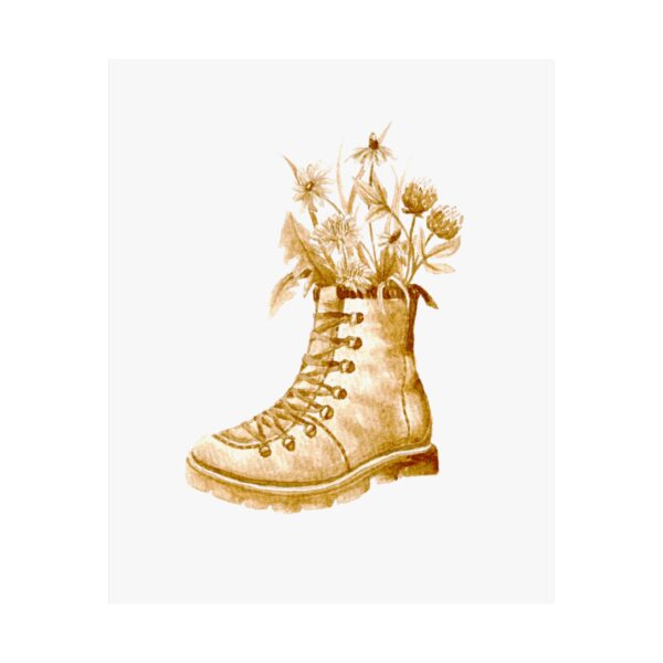 Wildflower Boot Archival Matte Print - Image 2