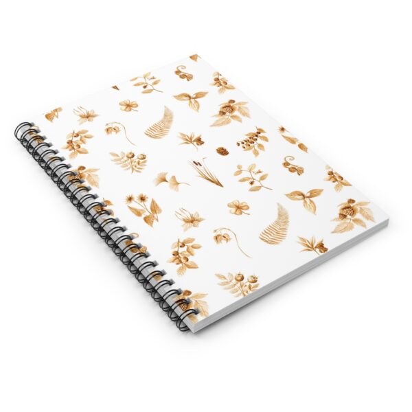 PNW Plants Pattern Artisan Spiral Notebook - Image 3