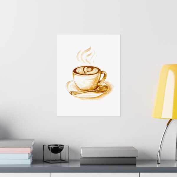 Latte Heart Archival Matte Print - Image 3