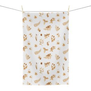 Artisan PNW Plants-Pattern Microfiber Tea Towel