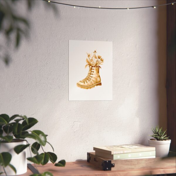 Wildflower Boot Archival Matte Print - Image 3