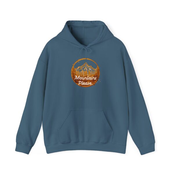 Mountain Please Coffee Ring Hoodie Sweatshirt - Image 3