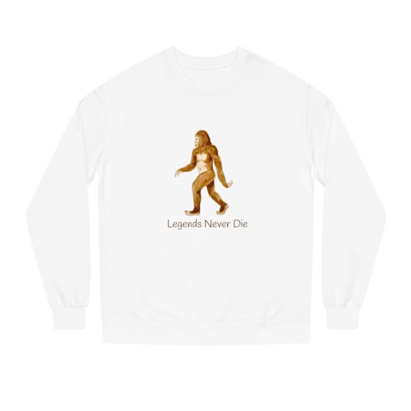 Sasquatch “Legends Never Die” Unisex Crew Neck Sweatshirt