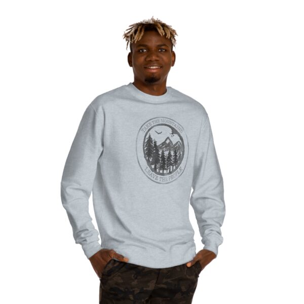 Mountain View Crew Neck Sweatshirt Distressed - Image 3