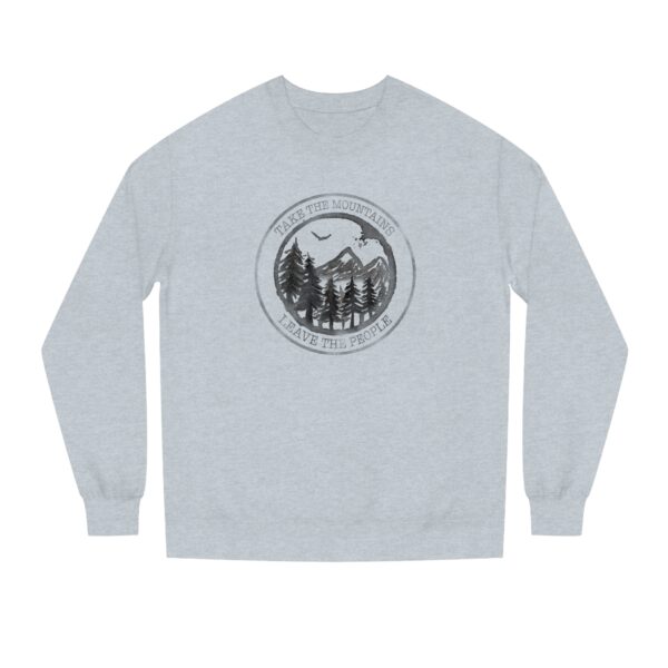 Mountain View Crew Neck Sweatshirt Distressed - Image 2