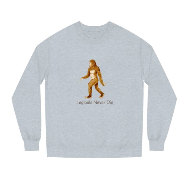 Sasquatch “Legends Never Die” Unisex Crew Neck Sweatshirt - Image 2