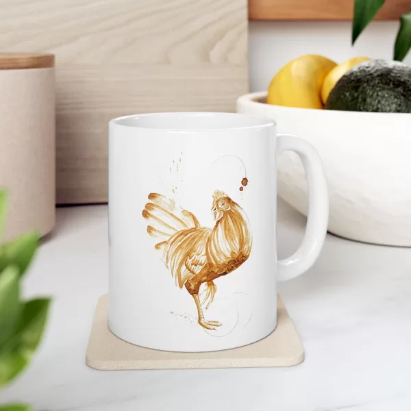 Chicken Ceramic Mug 11oz - Image 4