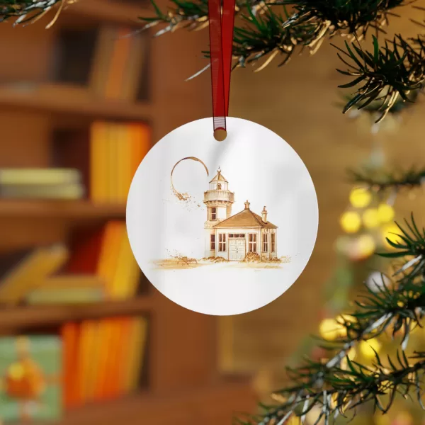 Mukilteo Lighthouse Metal Ornaments