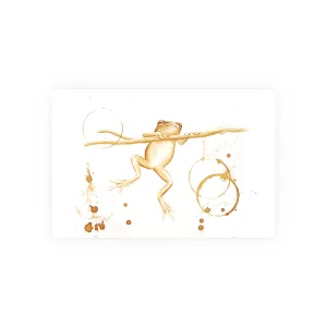 Northwest Tree Frog Coffee Art Print (Archival Matte)