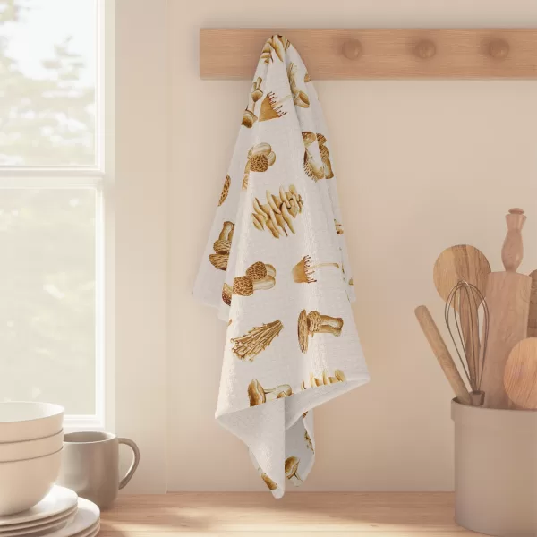 Mushroom Pattern Microfiber Tea Towel - Image 4